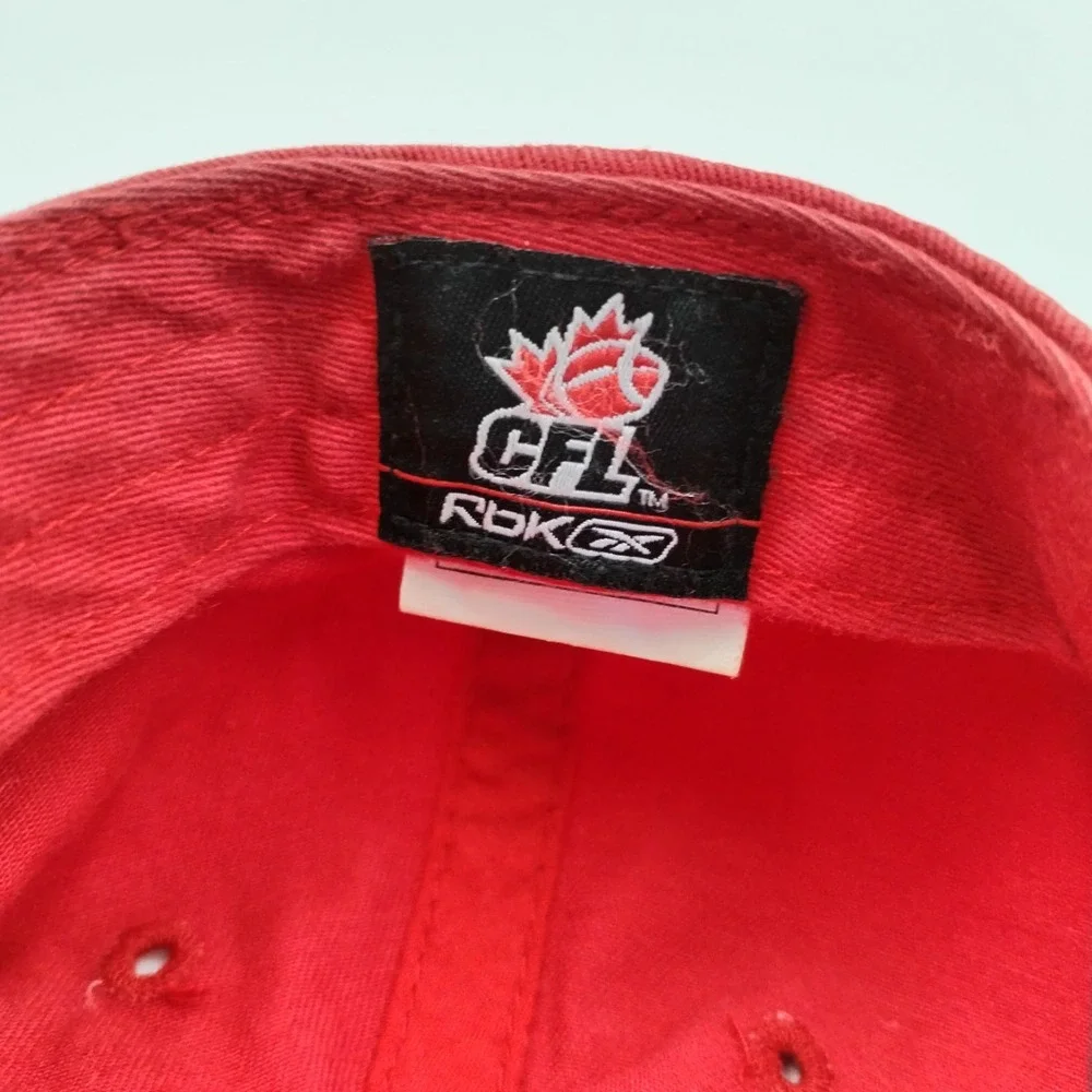 Calgary Stampeders Hat Cap Red Reebok Rbk CFL Football Adjustable Strapback‎